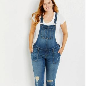 Indigo Blue Maternity Overalls